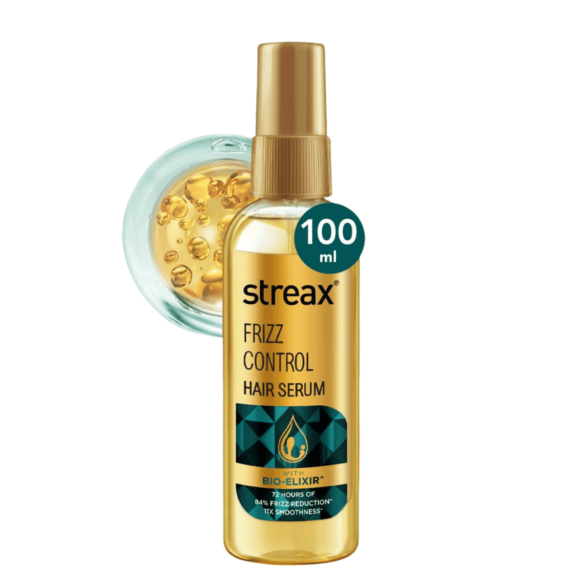 Streax Frizz Control Hair Serum for Dry Frizzy Hair- 100 ml