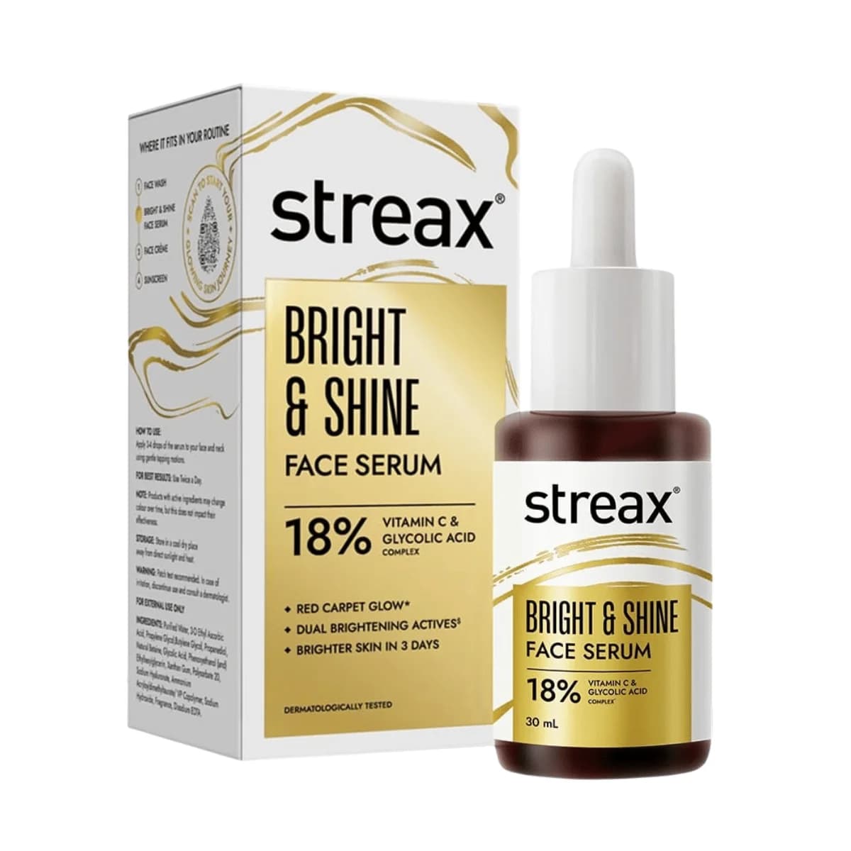 Streax Vitamin C Face Serum, 30 ml