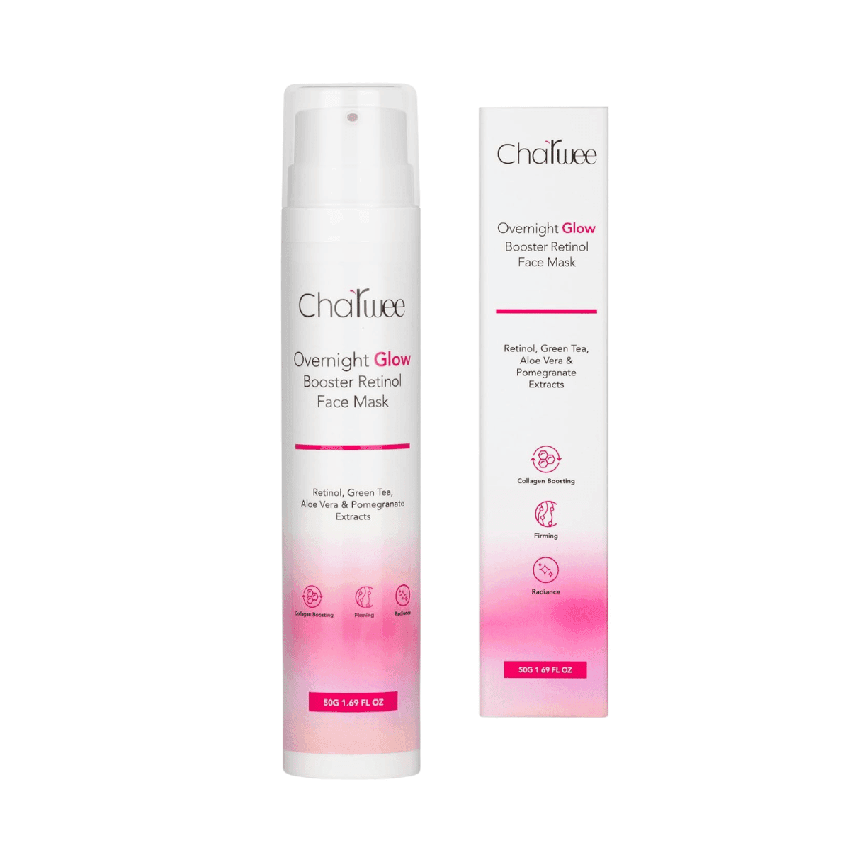 Charwee Overnight Glow Booster Retinol Sleeping Face Mask - 50g