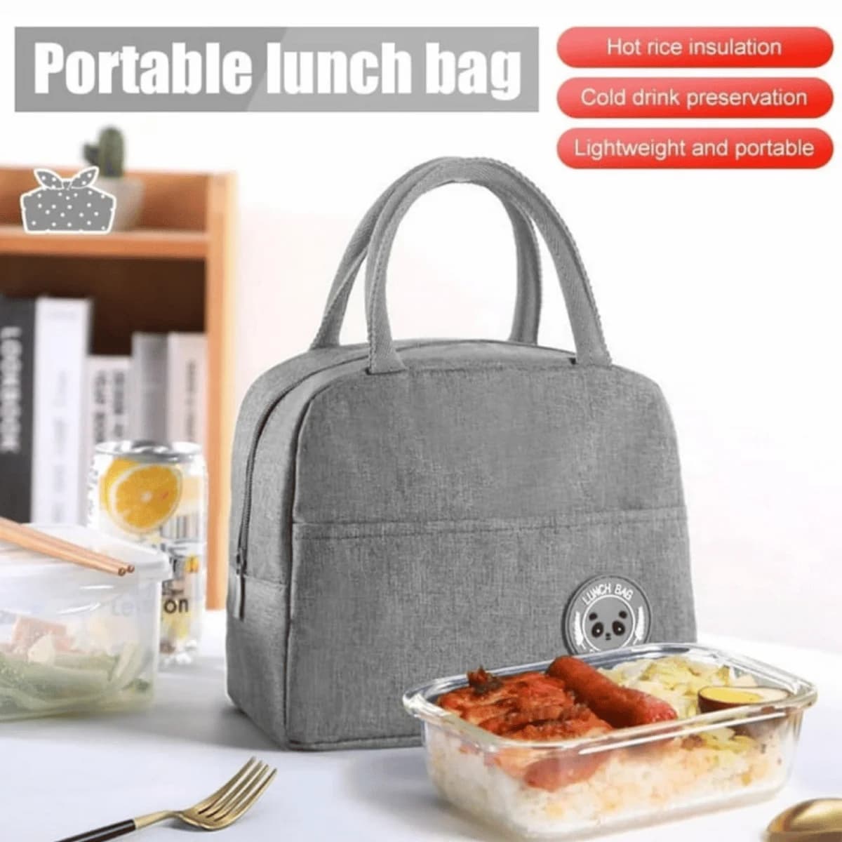 Hot And Cold Portable Lunch Bag