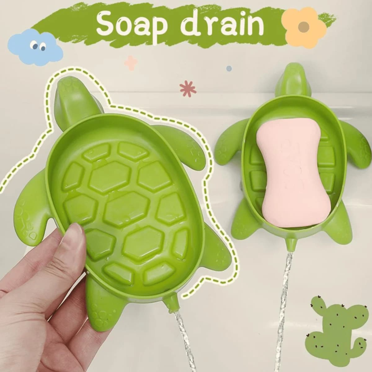 Turtle Shaped Soap Dish