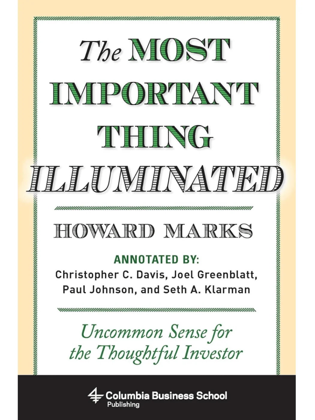 The Most Important Thing Illuminated Book