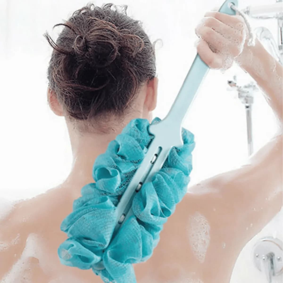 Long Handle Bath Brush - 1 Pcs