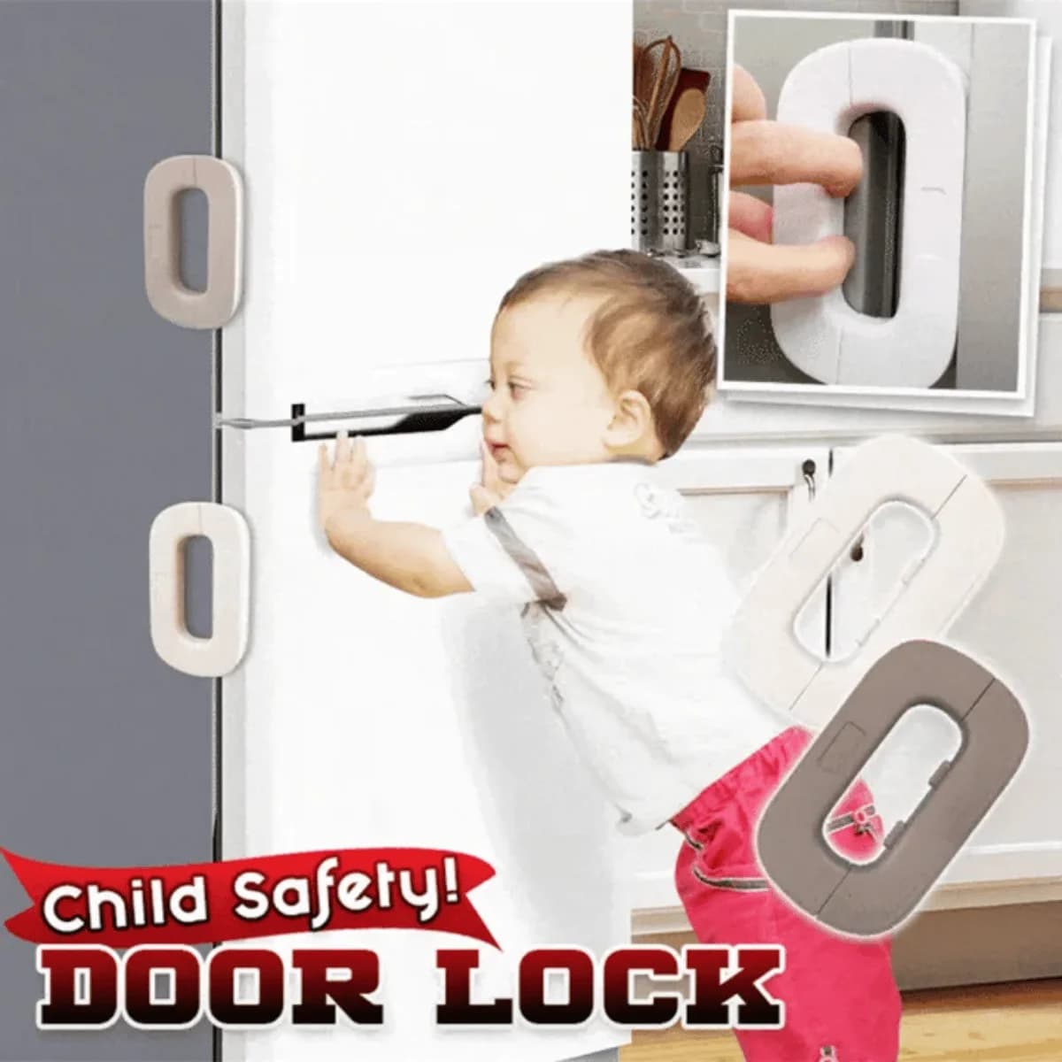 Refrigerator Child Safety Lock - 1pcs