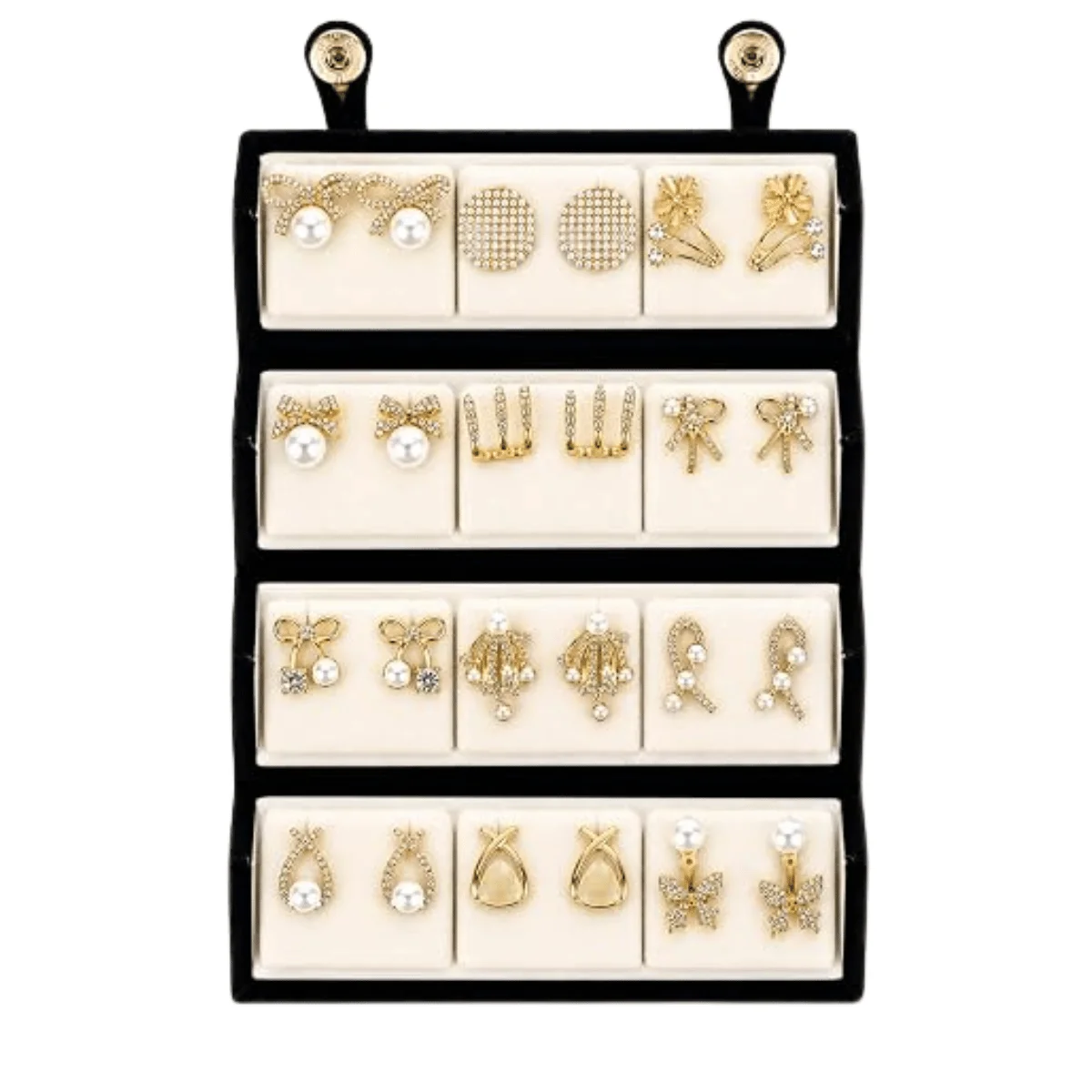 Set Earrings for Women Girls with Stylish Organizer Box