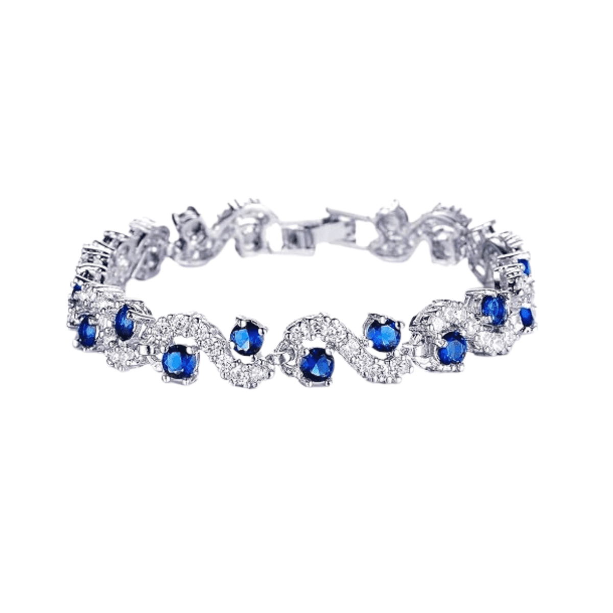 Crystal CZ Silver Plated Stylish Bracelet Gifts for Girls