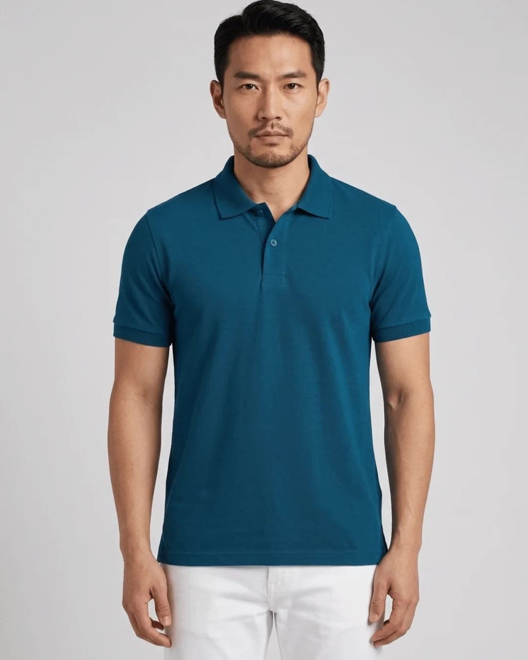 Symbol Men's Cotton Rich Solid Polo Tshirt