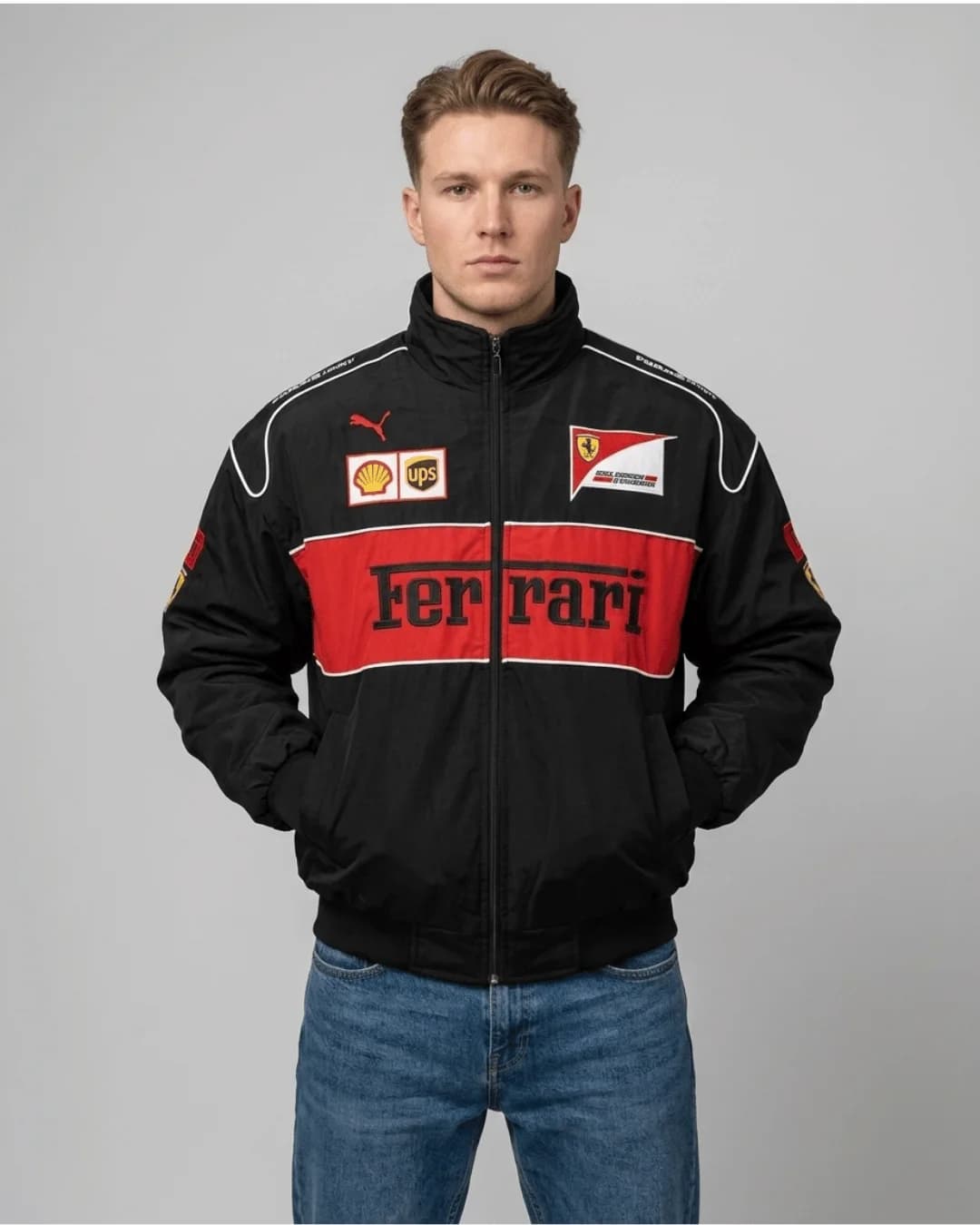 BLACK F1 RACING STREETWEAR JACKET