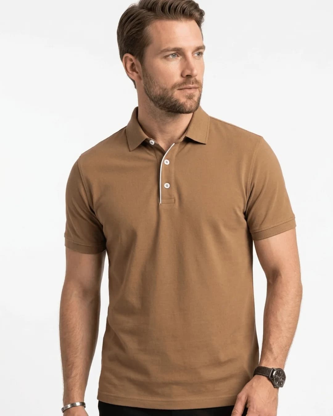 Stylish Solid Polo T-Shirt for Men – Comfortable Everyday Casual Wear