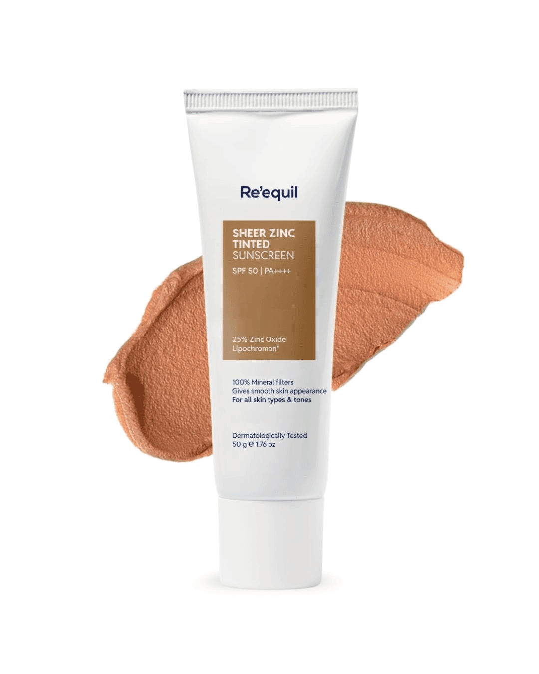 Re'equil Sheer Zinc Tinted Sunscreen - 50 g