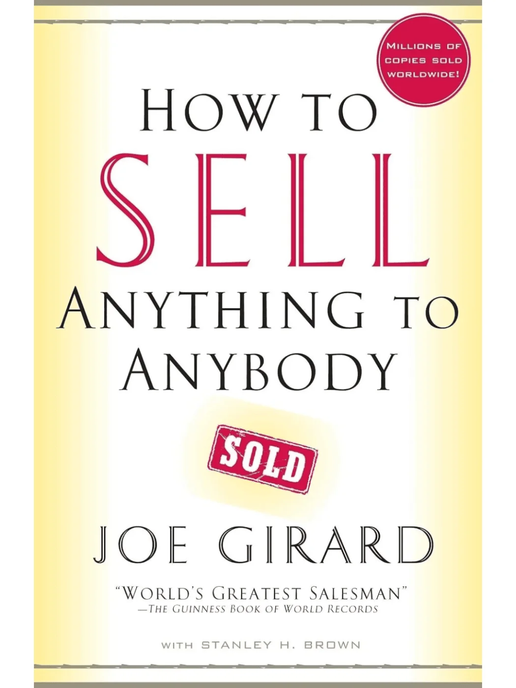 How To Sell Anything To Anybody Book